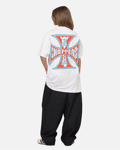 West Coast Choppers 80's Chiseled Logo T-Shirt White