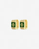 Guess Mainline Rebel Moon 12MM Striped Earrings Gold