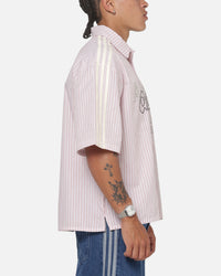 Adidas Originals Poplin AOA Button Up Shirt Red