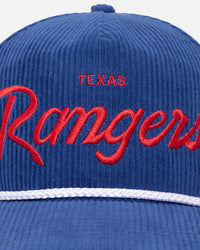 47 Brand Texas Rangers 'MLB Opening Day' Corduroy Crossrope Hitch Snapback Royal
