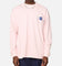 Carre Floral Pocket Oversized Long Sleeve T-Shirt Pink