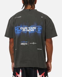 Culture Kings X Atlassian Williams F1 Team Alex Albon T-Shirt Black Acidwash
