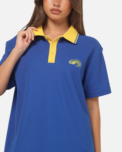 Bleacher Athletic Parramatta Eels NRL Adult Golf Polo T-Shirt Blue