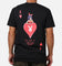 Playboy Ace Of Hearts T-Shirt Black/Red