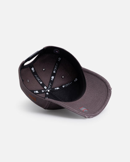 New Era Las Vegas Raiders 'Canvas Graphite Grey' 9FORTY A-Frame Snapback Washed Graphite