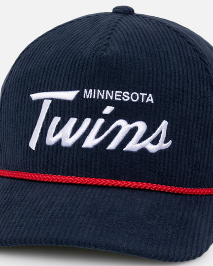 47 Brand Minnesota Twins 'MLB Opening Day' Corduroy Crossrope Hitch Snapback Navy
