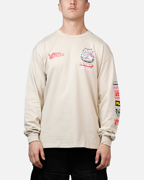 Playboy Sponsors Long Sleeve T-Shirt Sand