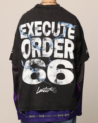 Star Wars Darth Sidious T-Shirt Black Wash
