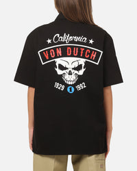 Von Dutch California Button Up Shirt Black