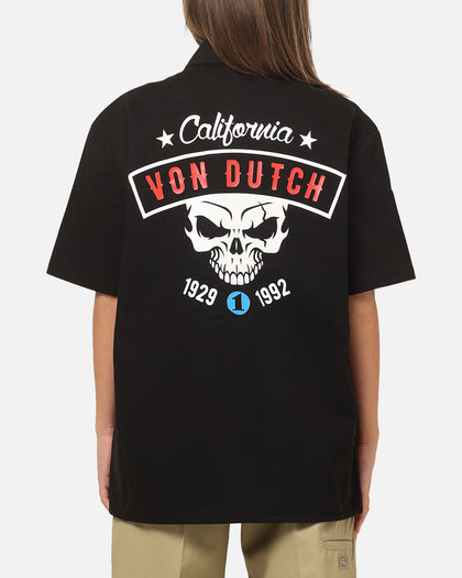 Von Dutch California Button Up Shirt Black