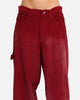 XXIII Corduroy Wash Pants Burgundy