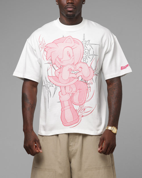 Loiter x Sonic The Hedgehog Amy T-Shirt Off White