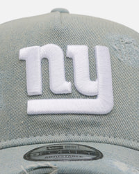 New Era New York Giants 'Distressed Denim' 9FORTY A-Frame Snapback Light Wash Denim