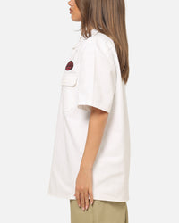 Von Dutch Oval Button Up Shirt White