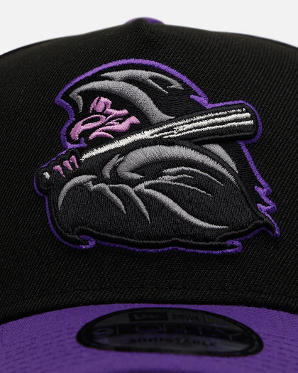 New Era Rochester Red Wings 'Wrestlepack' 9FORTY A-Frame Snapback Black/Purple