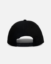 New Era Los Angeles Dodgers 'Applique Distressed' 9FORTY A-Frame Snapback Black/White