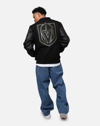 Pro Standard Vegas Golden Knights 'Black & Gold' Varsity Jacket Jet Black