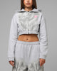 Loiter Women's Drako Cropped Hoodie Grey Marle