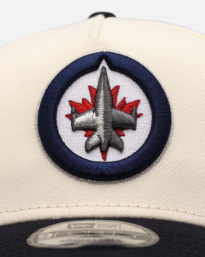 New Era Winnipeg Jets 'Team Color Visor' 9FORTY A-Frame Snapback Chrome/Official Team Color