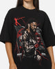 73Studio X WWE Roman Reigns Vintage T-Shirt Black Acidwash