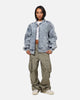 Saint Morta Flight Denim Jacket Blue Stonewash