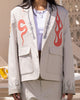 Loiter Western Blazer Jacket Off White
