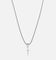 Saint Morta Dagger Franco Necklace White Gold