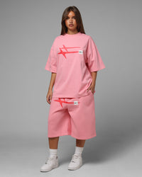 Loiter Hybrid Premium T-Shirt Pink