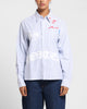 Loiter Chopper Long Sleeve Shirt Blue/White