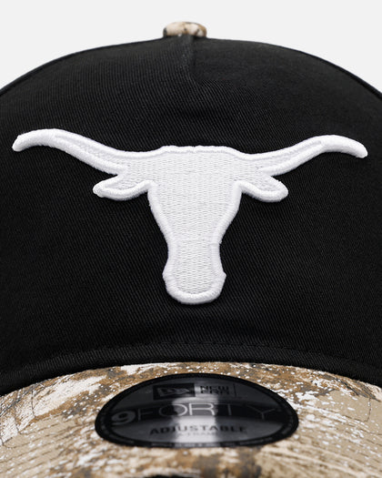 New Era Texas Longhorns 'Seasoned Camo' 9FORTY A-Frame Snapback Black/Camo