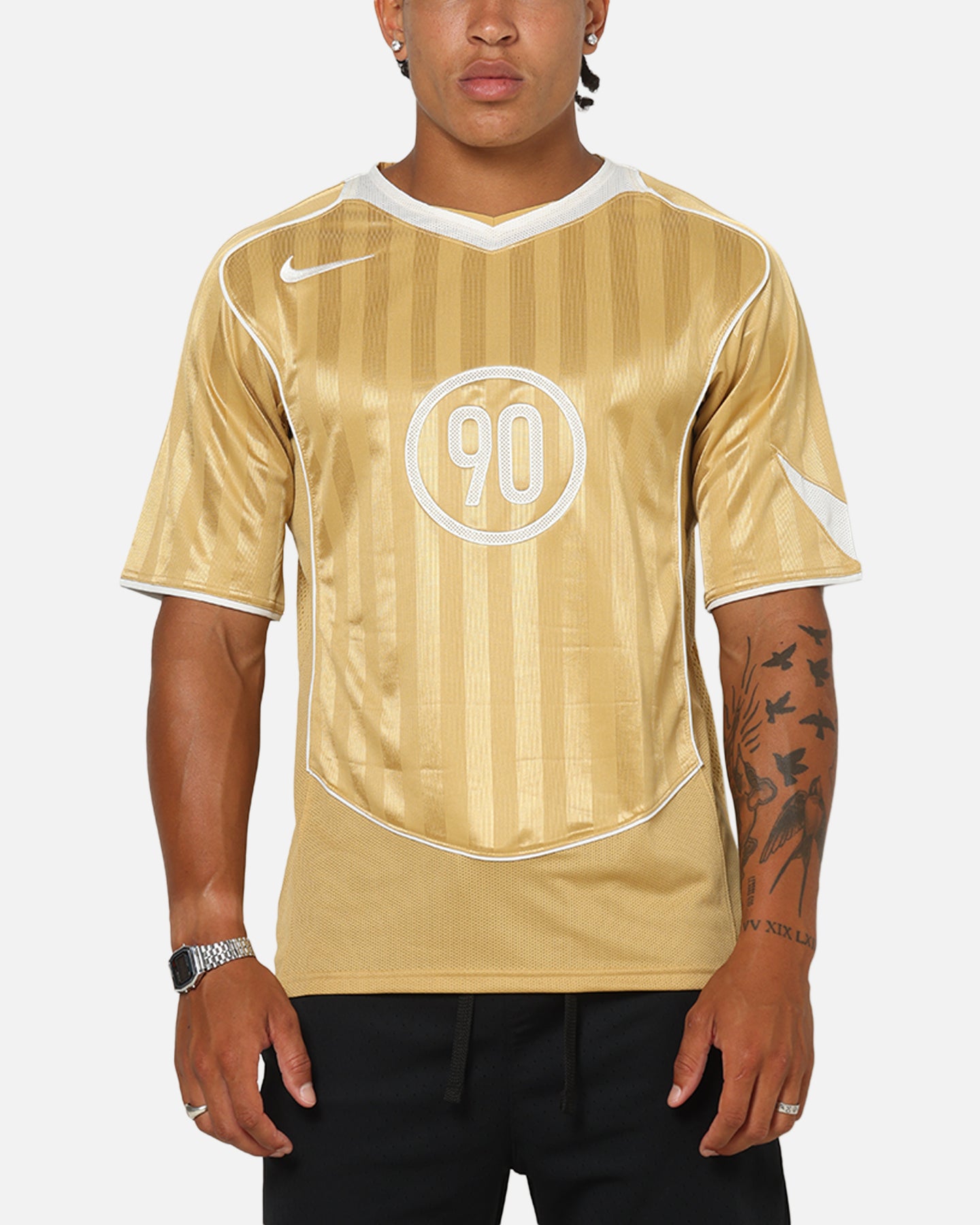 Nike Total 90 Soccer T-Shirt Club Gold/Summit White | Culture Kings NZ