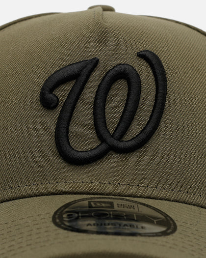 New Era Washington Nationals 'Easy Olive' 9FORTY A-Frame Snapback Olive