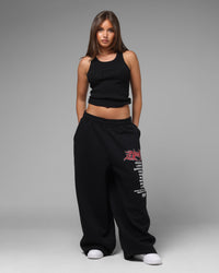 Loiter Team Wipe Sweat Pants Black