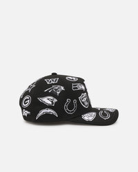 New Era NFL 'All Over Leagues' 9FORTY A-Frame Snapback Black