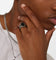 NXS Onyx Eye Ring Steel/Black