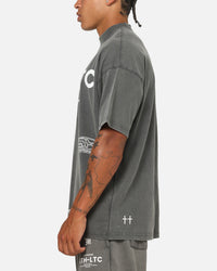 Saint Morta Athltc T-Shirt Washed Charcoal