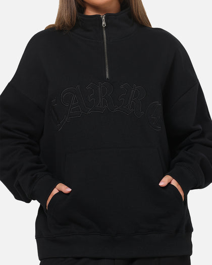 Carre Gridlock 1/4 Zip Crewneck Black