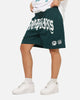 Mitchell & Ness Miami Dolphins Stars & Text Mesh Shorts Deep Sea Teal