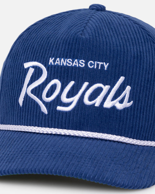 47 Brand Kansas City Royals 'MLB Opening Day' Corduroy Crossrope Hitch Snapback Royal