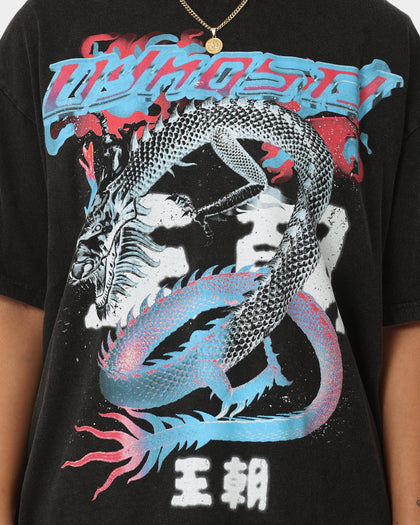 Loiter Dynasty Vintage T-Shirt Vintage Black