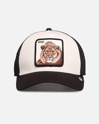 Goorin Bros The King Lion Trucker Snapback Off White/Black