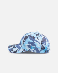 New Era Los Angeles Dodgers 'Frayed Washed Camo' 9TWENTY Strapback Pastel Blue