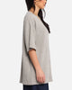 XXIII Rib Knit T-Shirt Grey Marle