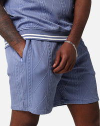 XXIII Danny Knit Shorts Floral Blue