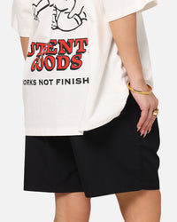 Carre Da Script Beach Shorts Black