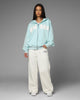 Loiter Cloud 9 Zip Hoodie Light Blue