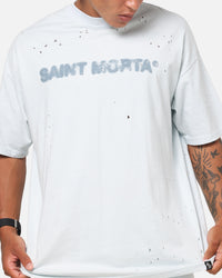 Saint Morta Apocalypse Boxy T-Shirt Washed Blue