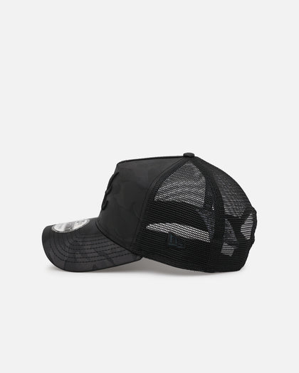 New Era Atlanta Braves 'Camo' 9FORTY A-Frame Trucker Snapback Black