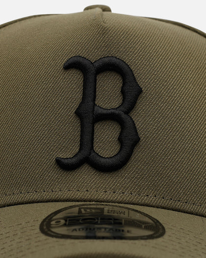 New Era Boston Red Sox 'Easy Olive' 9FORTY A-Frame Snapback Olive