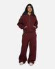 Ed Hardy Women's Tattoo Zip Hoodie Burgundy